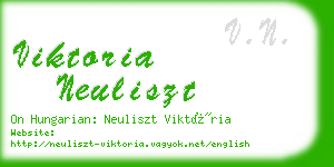 viktoria neuliszt business card